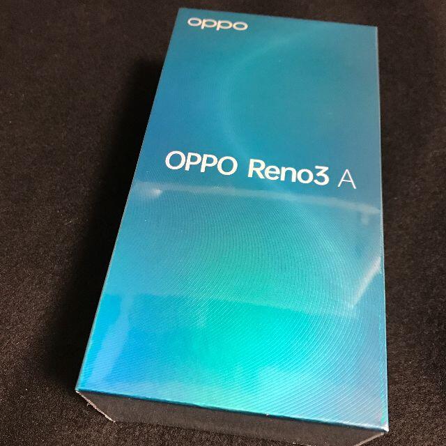 【新品/未開封】OPPO Reno3 A ホワイト★SIMフリー/残債なし★スマートフォン/携帯電話