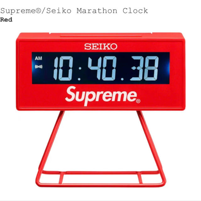 インテリア/住まい/日用品Supreme Seiko Marathon Clock