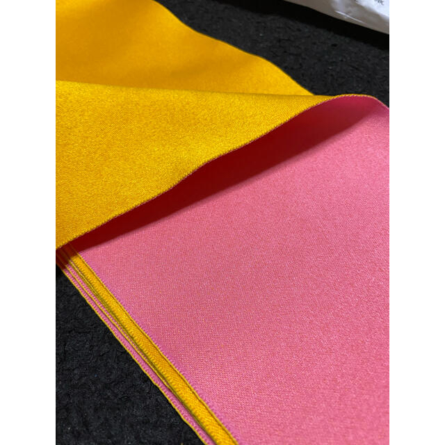 ピンク黄色⭐︎帯 レディースの水着/浴衣(浴衣帯)の商品写真
