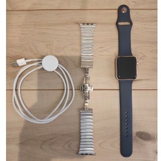 アップルウォッチ(Apple Watch)の【カチ様専用】Apple Watch Series 2 42mm ローズゴールド(その他)