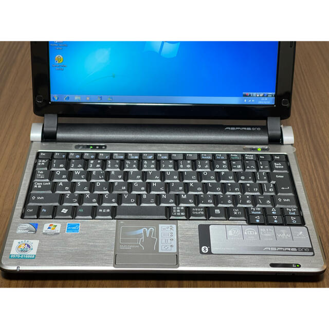 Acer(エイサー)のacer Aspire One D250 AOD250-Bk18 スマホ/家電/カメラのPC/タブレット(ノートPC)の商品写真