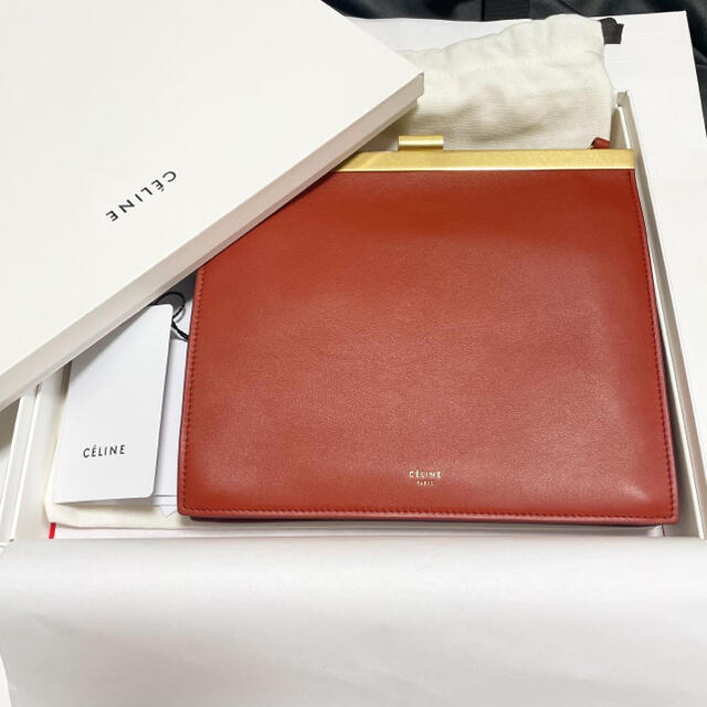 ショルダーバッグ専用 廃盤 新品 CELINE セリーヌ クラスプミニ バッグ フィービー期