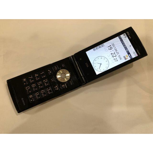 京セラ(キョウセラ)のau  京セラ　E10K  ブラック　中古品 スマホ/家電/カメラのスマートフォン/携帯電話(携帯電話本体)の商品写真