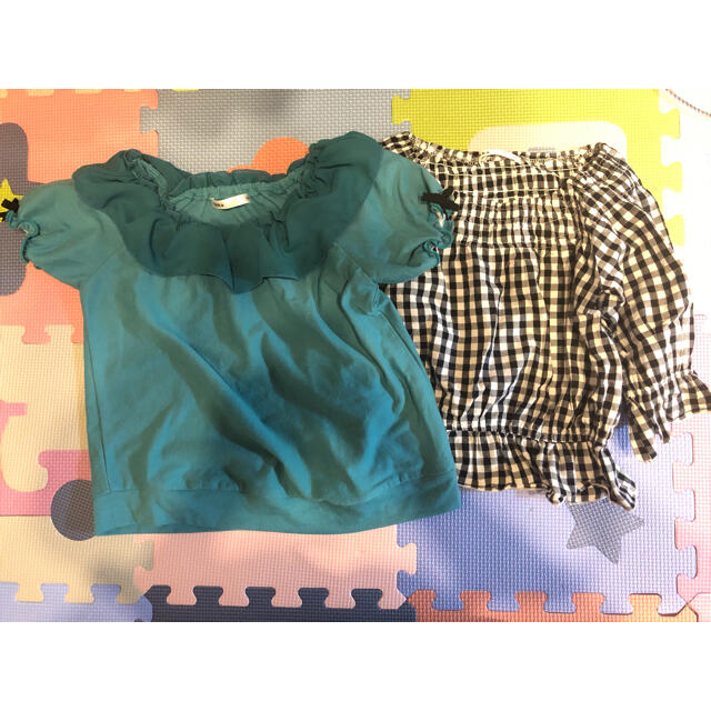 ikka(イッカ)のikka⭐︎半袖&７分トップス《バラ売り可》 キッズ/ベビー/マタニティのキッズ服女の子用(90cm~)(Tシャツ/カットソー)の商品写真