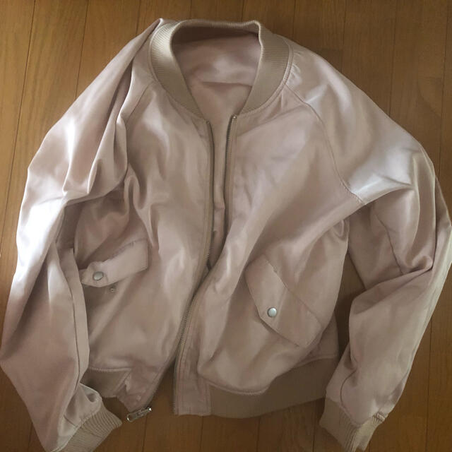 Discoat(ディスコート)のリバーシブル  ブルゾン  ピンク レディースのジャケット/アウター(ブルゾン)の商品写真
