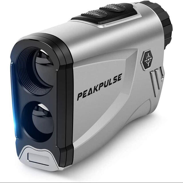 ゴルフ距離測定器 距離計 レーザー 銀　PEAKPULSE