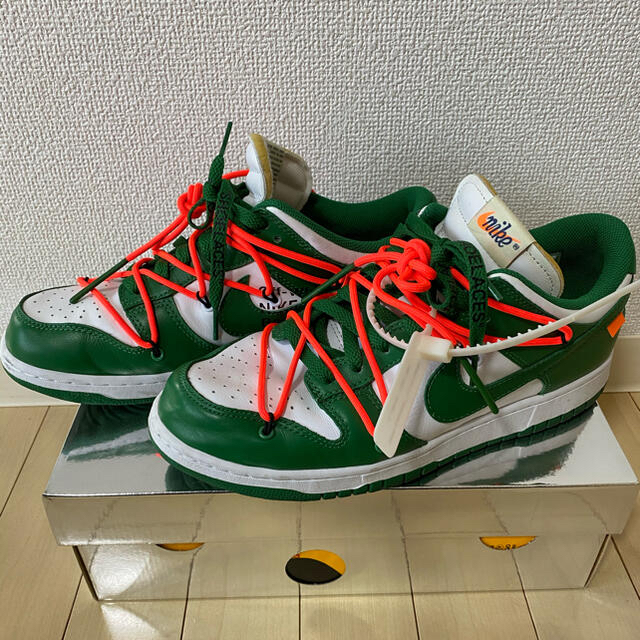 ナイキNIKE×オフホワイトOFF-WHITE■DUNK LOWダンクスニーカー