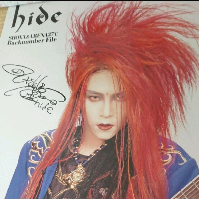 hide 等身大ポスター SHOXX＆ARENA37℃ 特典