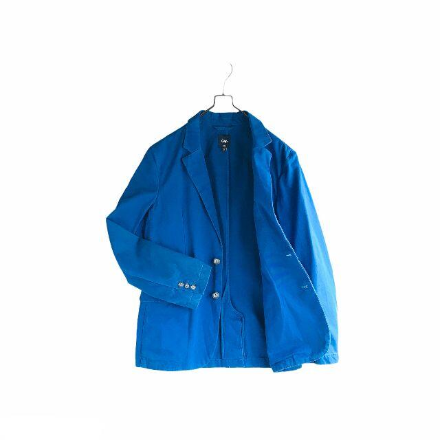 GAP(ギャップ)のGAP ギャップ オールドギャップ コットンジャケット 青 M 古着 旧タグ メンズのジャケット/アウター(テーラードジャケット)の商品写真