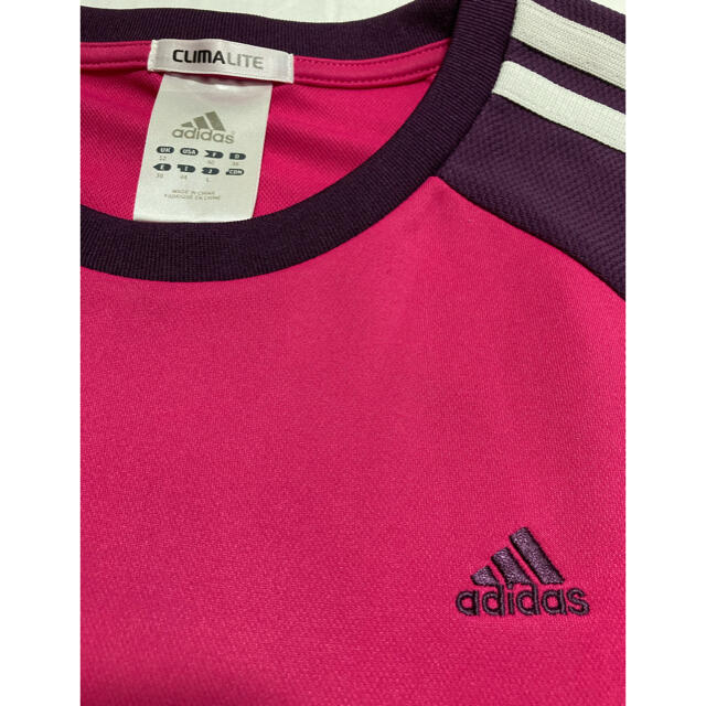 adidas(アディダス)のアディダス　長袖　Tシャツ　スポーツウェア　トップス　速乾 レディースのトップス(Tシャツ(長袖/七分))の商品写真