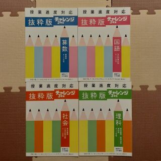 【とらもも様専用】抜粋版 チャレンジ3年生 国算理社(4科目)(語学/参考書)