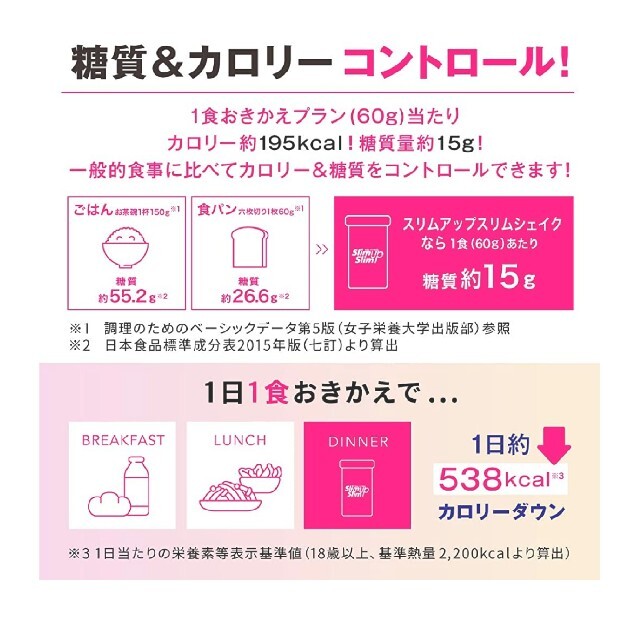 アサヒ(アサヒ)の2袋セット スリムアップスリム シェイク  カフェラテ味 360g コスメ/美容のダイエット(ダイエット食品)の商品写真