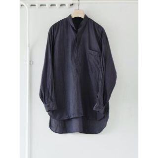 コモリ(COMOLI)の【21ss/新品】comoli コットンシルク プルオーバーシャツ サイズ 1(シャツ)