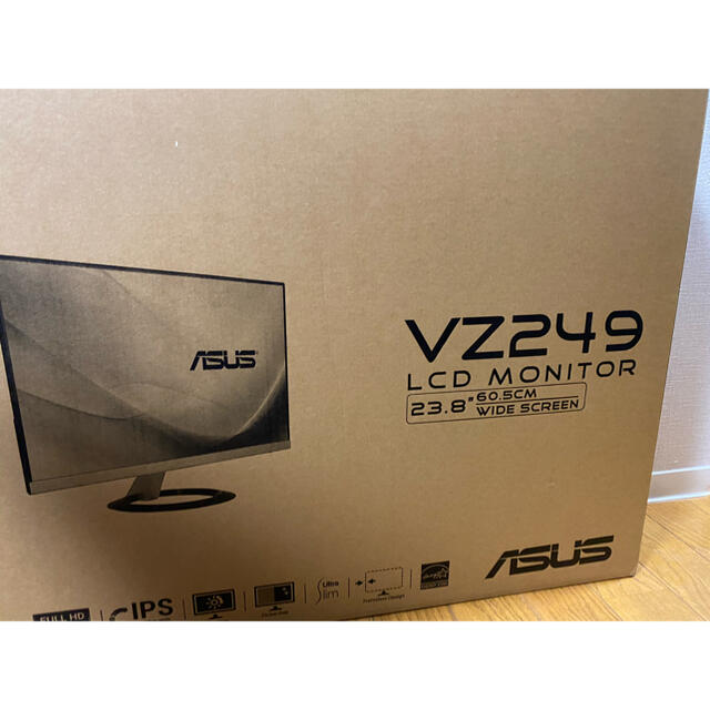 ASUS フレームレス モニター 23.8インチ IPS VZ249