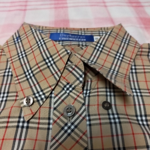 BURBERRY BLUE LABEL(バーバリーブルーレーベル)のBURBERRY　ブルーレーベル　長袖シャツ　M  38 レディースのトップス(シャツ/ブラウス(長袖/七分))の商品写真