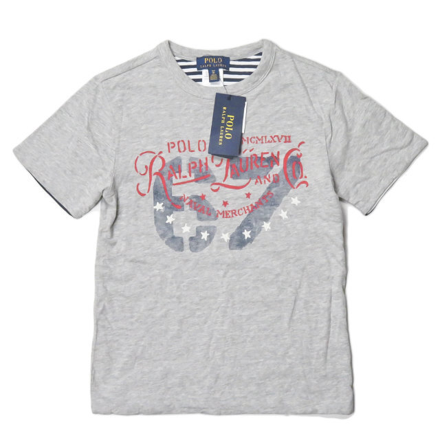 POLO RALPH LAUREN(ポロラルフローレン)のPOLO RALPH LAUREN プリント/ボーダー リバーシブルTシャツ レディースのトップス(Tシャツ(半袖/袖なし))の商品写真