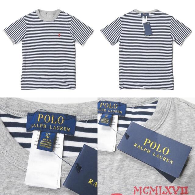 POLO RALPH LAUREN(ポロラルフローレン)のPOLO RALPH LAUREN プリント/ボーダー リバーシブルTシャツ レディースのトップス(Tシャツ(半袖/袖なし))の商品写真