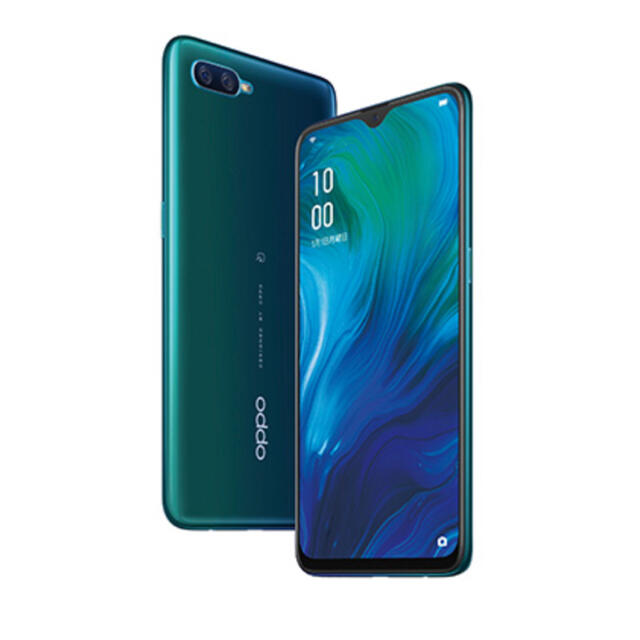 OPPO(オッポ)の新品 OPPO Reno A ブルー CPH1983-BL 6GB 64GB  スマホ/家電/カメラのスマートフォン/携帯電話(スマートフォン本体)の商品写真