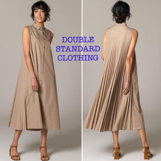 ダブルスタンダードクロージング(DOUBLE STANDARD CLOTHING)のDOUBLE STANDARD CLOTHINGバックプリーツシャツワンピース(ロングワンピース/マキシワンピース)