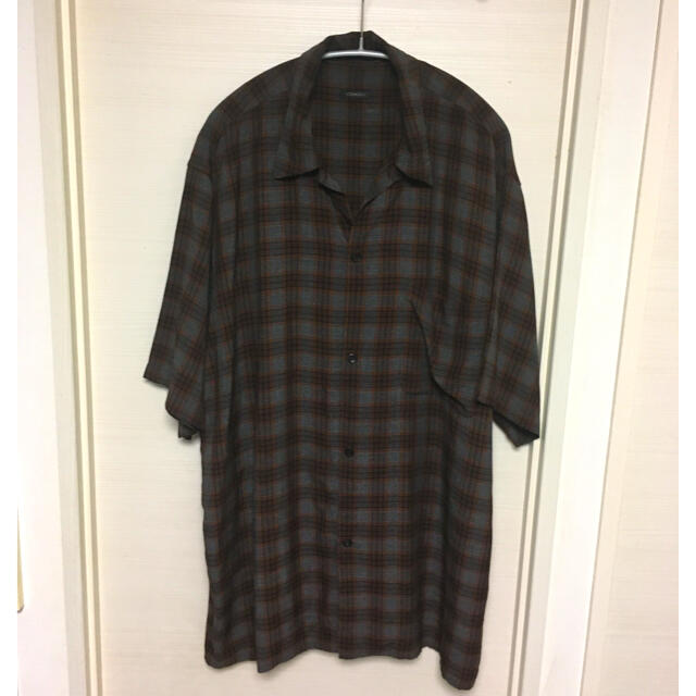 【希少品】comoli レーヨンオープンカラーシャツ サイズ 2
