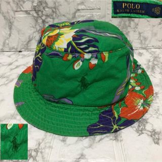 ポロラルフローレン(POLO RALPH LAUREN)の未使用 ポロラルフローレン ボタニカル柄バケハ(キャップ)