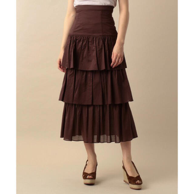 deicy(デイシー)のdeicy ティアードギャザースカート レディースのスカート(ロングスカート)の商品写真