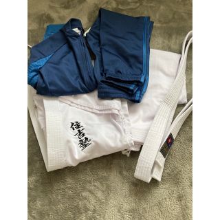 アディダス(adidas)の3点 set   adidasジャージ上　下　120 空手道着(パンツ/スパッツ)