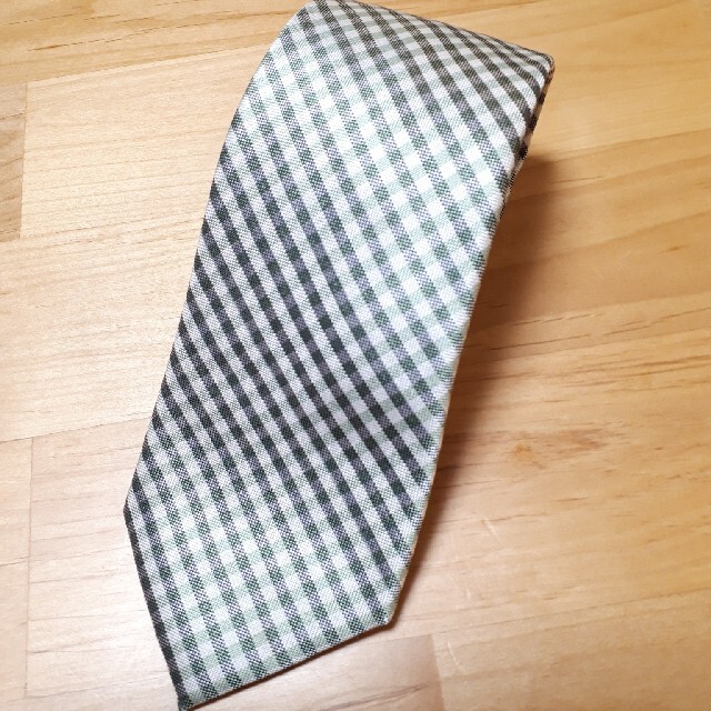 新しいスタイル グリーンレーベルリラクシング グレンチェック シルク