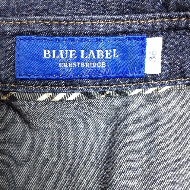 BURBERRY シャツ ワンピース ベルト 半袖 36の通販 by TSMY's shop｜バーバリーブルーレーベルならラクマ BLUE LABEL - ブルーレーベル クレストブリッジ デニム 安い低価