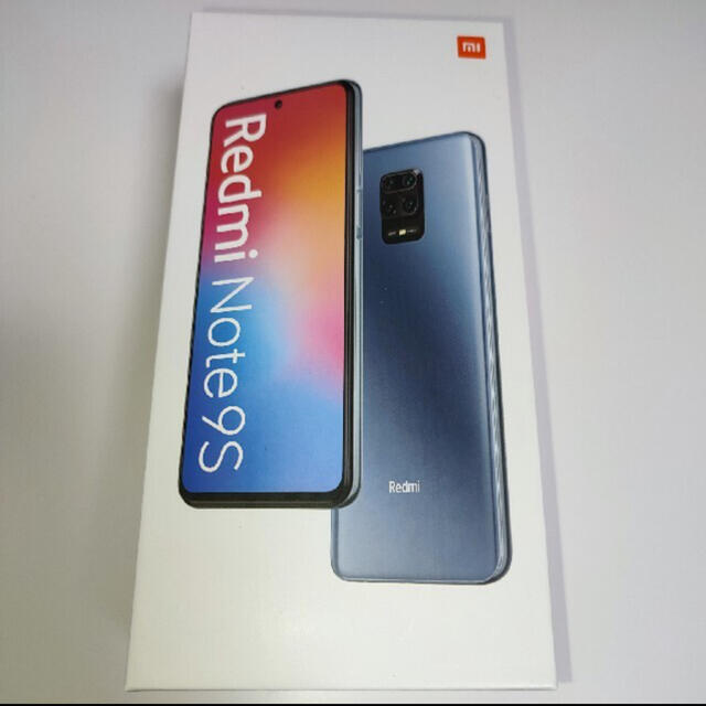 新品未開封 Redmi note 9S オーロラブルー 4+64GB