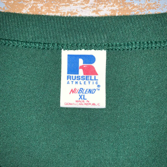 【90s】RUSSELL ラッセル　Tシャツ　ビューフォート　フットボール　半袖 メンズのトップス(Tシャツ/カットソー(半袖/袖なし))の商品写真