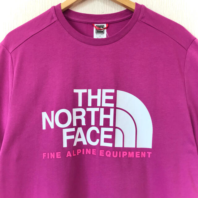 THE NORTH FACE(ザノースフェイス)のユニセックス ♪ ノースフェイス ファイン アルパイン Tシャツ EU パープル メンズのトップス(Tシャツ/カットソー(半袖/袖なし))の商品写真