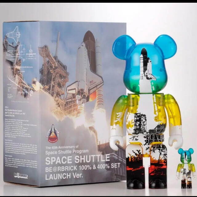 SPACE SHUTTLE  BE@RBRICK LAUNCH Ver.