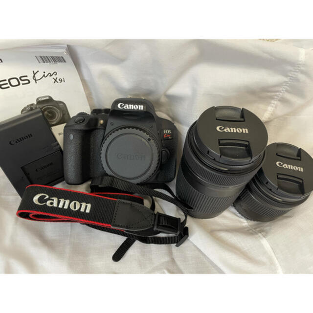 Canon eos kiss x9i ダブルズームキット一眼レフ