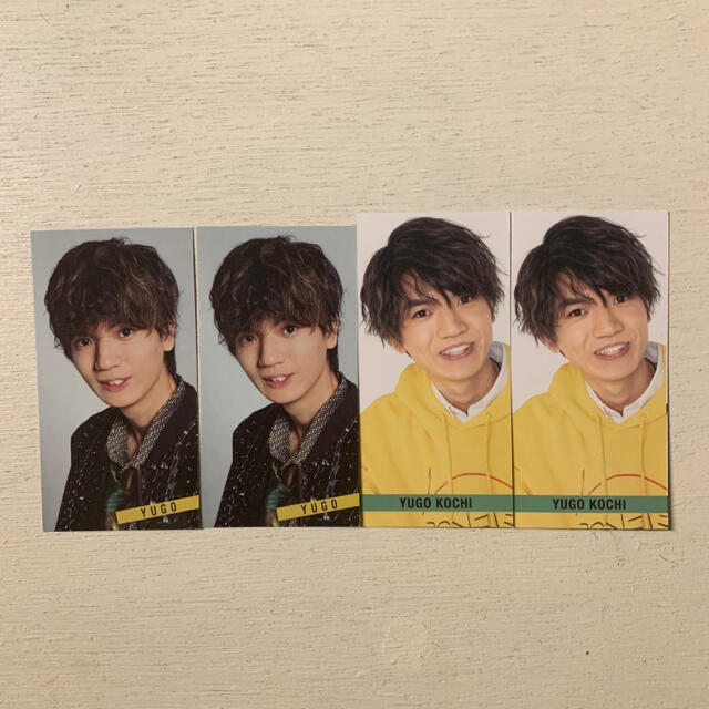 Johnny's(ジャニーズ)のSmileメッセージカード 髙地優吾 エンタメ/ホビーのタレントグッズ(アイドルグッズ)の商品写真