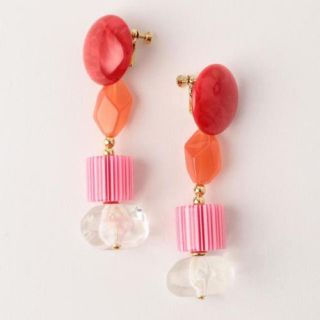 ローズバッド(ROSE BUD)の定価4700円【未使用】ROSE BUD ミックスビッグイヤリング(ピアス)