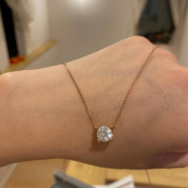 ダイヤモンドネクレッス 18K☆業界最高級Dランク