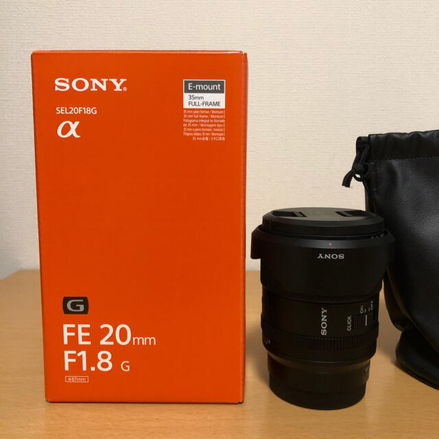 sony 20mm f1.8 g eマウント Gレンズ - レンズ(単焦点)