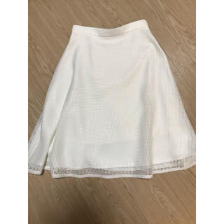 ラウンジドレス(Loungedress)のラウンジドレス  白スカート(ひざ丈スカート)