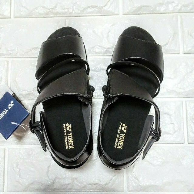 ヨネックス パワークッション 　サンダル　ＳＤＬ１３  ブラック レディースの靴/シューズ(サンダル)の商品写真