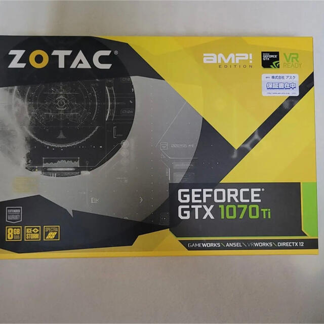 ZOTAC GTX 1070 Ti 8GM AMPPC/タブレット