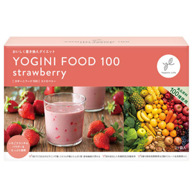 LAVA YOGINI FOODヨギーニフード 100 ストロベリー　1箱