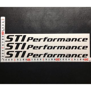 3枚セット！STI performance スバル　カッティングステッカー(車外アクセサリ)