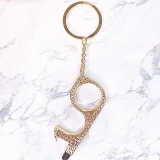 スワロフスキー(SWAROVSKI)の非接触ノータッチキーホルダー/スワロフスキー/ドアオープナー/豪華/高級/派手(キーホルダー/ストラップ)