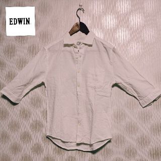 エドウィン(EDWIN)のEDWIN　7分袖白シャツ(シャツ)