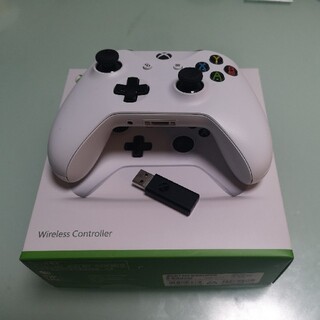 エックスボックス(Xbox)のXbox one ワイヤレス コントローラー + アダプター(PC周辺機器)