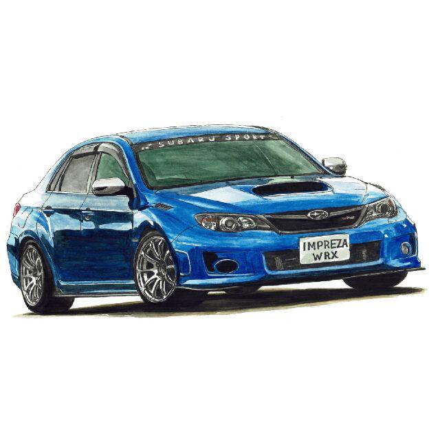 NC-423インプレッサWRX/BRZ限定版画 直筆サイン額装済●作家平右ヱ門