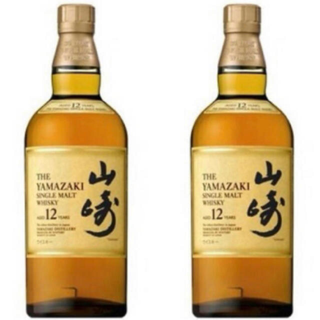 サントリー(サントリー)の新品未開封‼︎ 山崎12年【2本Set】 食品/飲料/酒の酒(ウイスキー)の商品写真