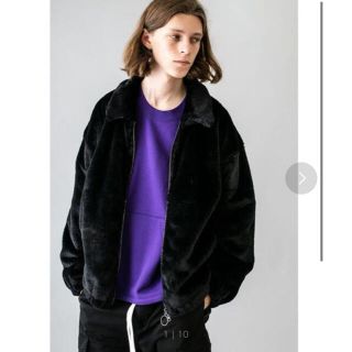 ビューティアンドユースユナイテッドアローズ(BEAUTY&YOUTH UNITED ARROWS)のmonkey time FAUX FR ZIP BLOUSON/ファーブルゾン(ブルゾン)