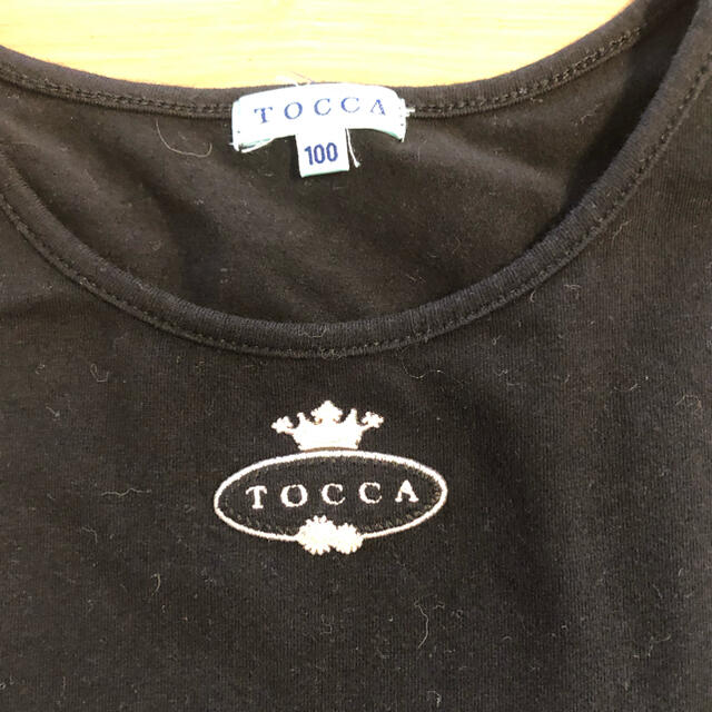 TOCCA(トッカ)の【spade♠️様専用】TOCCA ブラックシフォンティアードワンピース100 キッズ/ベビー/マタニティのキッズ服女の子用(90cm~)(ワンピース)の商品写真